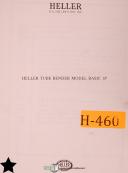 Heller-Heller SB32, Drilling Machine, Install Operations & Maintenance Manual 1956-SB32-01
