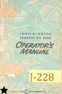 Jones & Lamson-Jones & Lamson No. 6, Finishing Grinder, Parts and Service Manual Year (1964)-No. 6-05