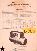 Lincoln-Lincoln WD-42A 43A 44A, Arc Welder Install Operate Parts and Wiring Manual 1951-GEH-146-4D-WD 43A-WD 44A-WD-42A-01