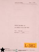 LVD-LVD PP50/25, Press Brake, Maintenance and Working Manual Year (1972)-PP50/25-01