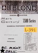 Mark Century-General Electric-Mark Century GE 1050T, control Installation and Programming Manual-1050-1050T-1051T-03