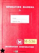 Magnaflux Machinery Manuals Parts