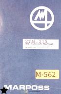 Marposs-Marposs Mini ALSAR Step Master Gauging Head, Operating instructions Manual 1976-ALSAR-B0861-Step Master-02