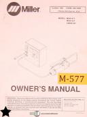 Miller-Miller MSW-41T, MSW-42T and LMSW-52T, Spot Welding Owner\'s Manual 1991-LMSW-52T-MSW-41T-MSW-42T-01