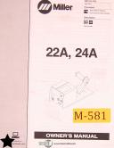 Miller-Miller 22A and 24A, Welding Owner\'s Manual Year (2004)-22A-24A-01