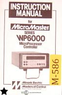 Micromaster-Micromaster Series WP6000, Microprocessor Controller Operations Programming Manu-WP6000-01