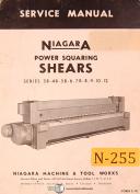 Niagara H I J K L 1954 Shears Service Manual Year 