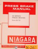 Niagara Machinery Manuals Parts Lists Maintenance Manual Service Instructions Schematics