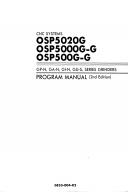 Okuma CNC Systems OSP5020G-G Plus GP-N GA-N GI-N GU-S Grinder Programming Manual 