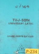 Toolmex TUJ50M, Polamco Universal Lathe, Spare Parts Manual