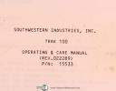 Southwestern Industries TRAK 100 Series, Operating & Care Manual