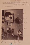 SIP 7P Hydropic Boring Machine Technical & Operations Manual Year (1952)