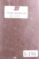 Steelman Industries, Model 444 BA-C, Burn Off Oven, Install - Ops & Maint Manual
