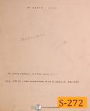 Sheldon 10", Lathes Overhead or E Type Drive, Parts Manual year (1944)