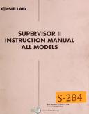 Sullair Supervisor II, All Models Instructions Manual Year (1973)
