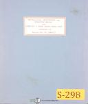 Speedlap 12 B, Grinder Maintenance & Operation Parts Manual 1962