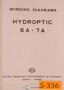 SIP 6A and 7A, Hydroptic Winding Diagrams Manual Year (1956)