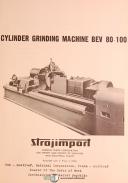 TOS Strojimport BEV 80-100, Cylinder Grinder Operation Methods and Design Manual