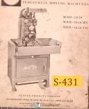 MS /& JIC Honing Machine Sunnen  MBB 1650 Operations and Maintenance Manual