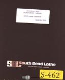 South Bend Fourteen, Lathe Operations Maintenance Parts & Electrical Manual 1979