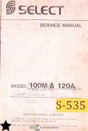 Select Machine Tool-Select 1240G, Lathe, Operations and Parts Manual-1240G-02