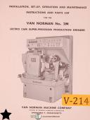 Van Norman-Van Norman 2SP and 2SU, Horizontal Milling Operations Maintenance & Parts Manual-2SP-2SU-04