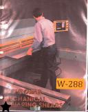 Wysong-Wysong 1025 Shear, Installation Operations and Maintenance Manual 1964-1025-06