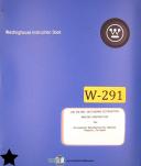 Westinghouse-Westinghouse Jones Lamson 25/40 Spindle Drives, Install Schematics Parts Manual -25/40-04