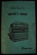Amada Machinery Manuals Parts Lists Maintenance Manual Service Instructions Schematics