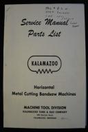 & 824 Bandsaw Service & Parts Manual Details about   Kalamazoo Model 8C 816 